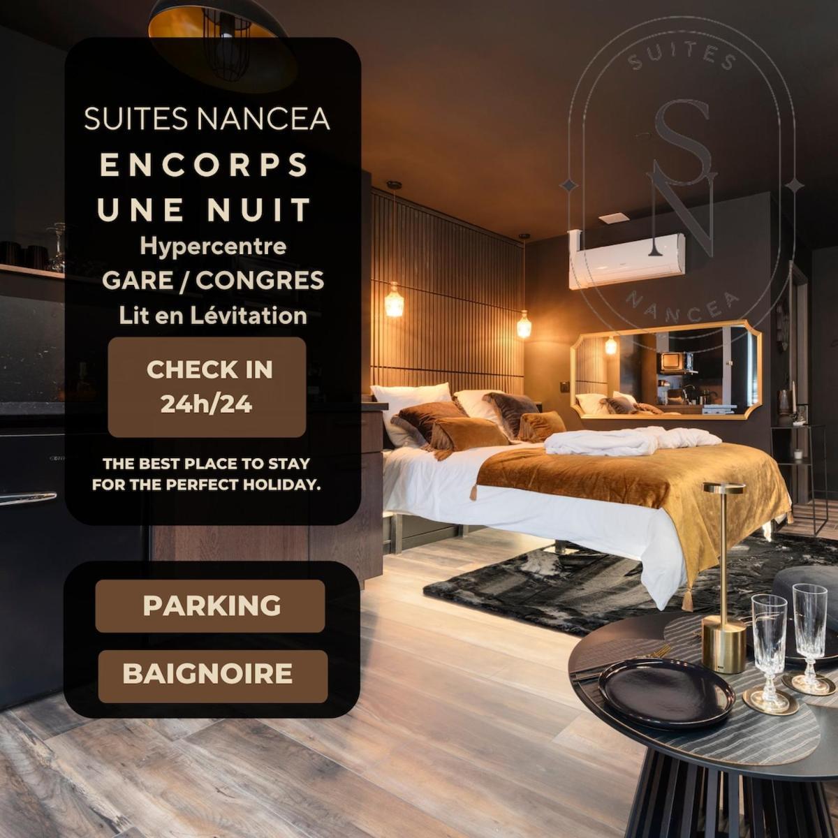 Encorps Nuit, Jacuzzi, Centre Gare Congres, Parking Apartment